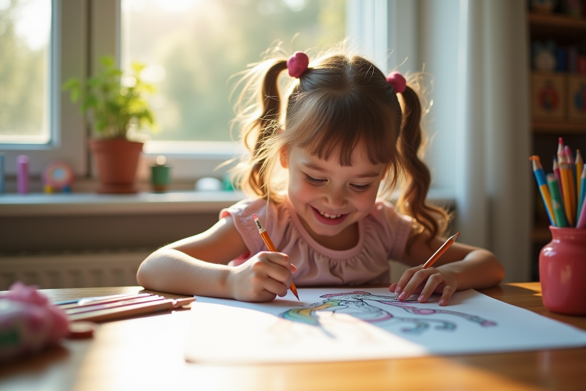 Coloriages de licorne à imprimer pour éveiller la créativité