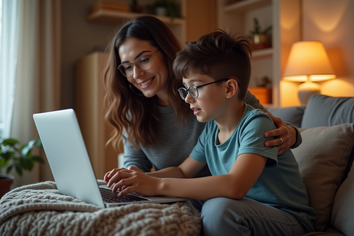 enfant studieux