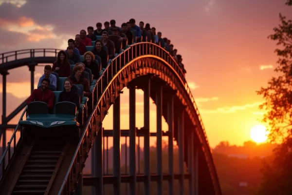 Découvrez les montagnes russes légendaires du parc Walibi en Belgique