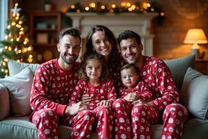 Pyjama de Noël pour la famille : l’art de la coordination festive