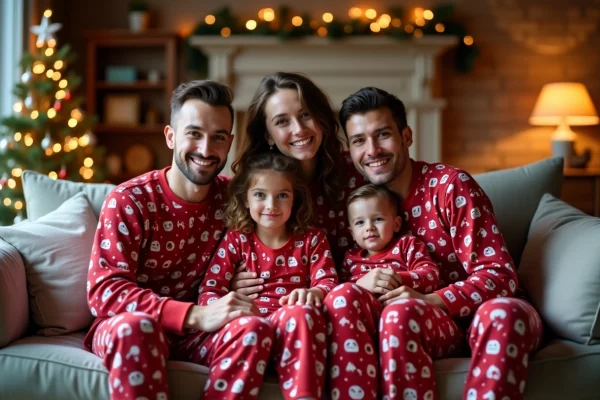 Pyjama de Noël pour la famille : l’art de la coordination festive