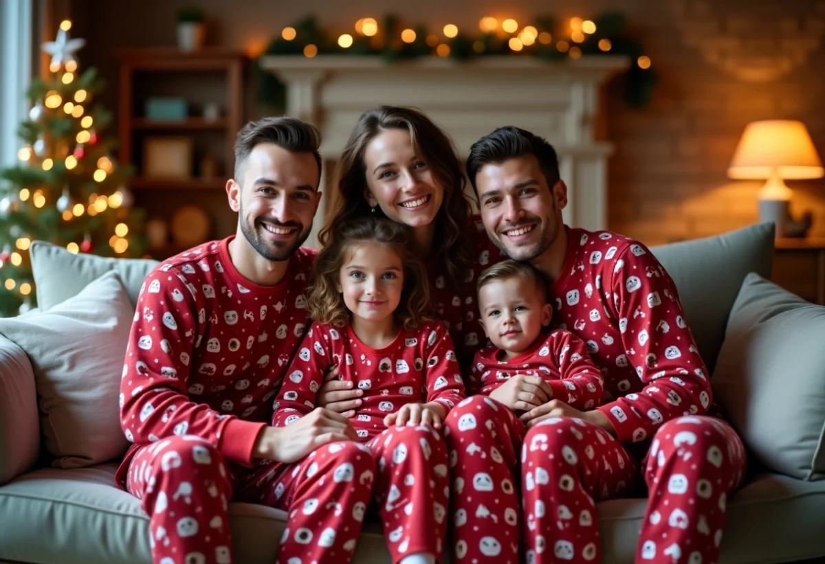 Pyjama de Noël pour la famille : l’art de la coordination festive