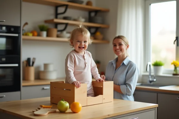 Comment une tour d’observation pour bébé favorise le développement moteur et cognitif